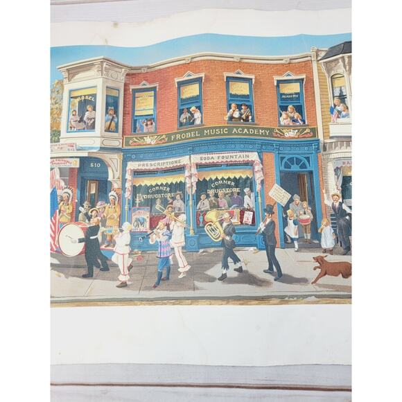 Jan Hanson Travis Main Street Circus Band Original Print 15 of 50 - Picture 6 of 16